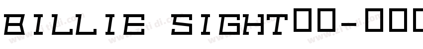 Billie Sight字体字体转换